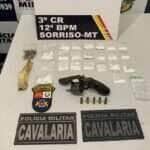 Cavalaria da PM prende três faccionados com drogas, arma e munições em Mato Grosso