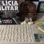 Força Tática de Cuiabá prende homem em flagrante com 112 porções de drogas