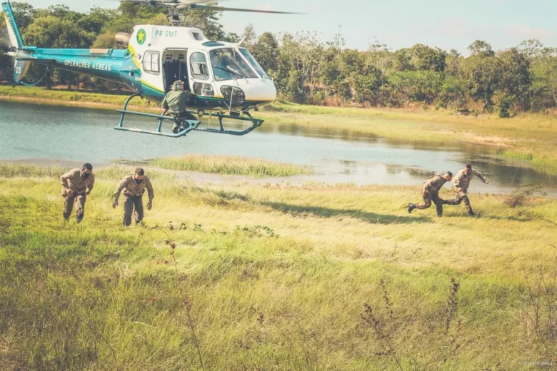Mato Grosso envia apoio aéreo para combater onda de violência em Porto Velho Foto: Ciopaer/MT
