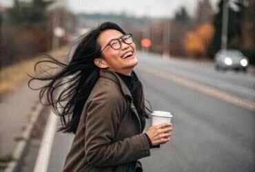 Mulher feliz