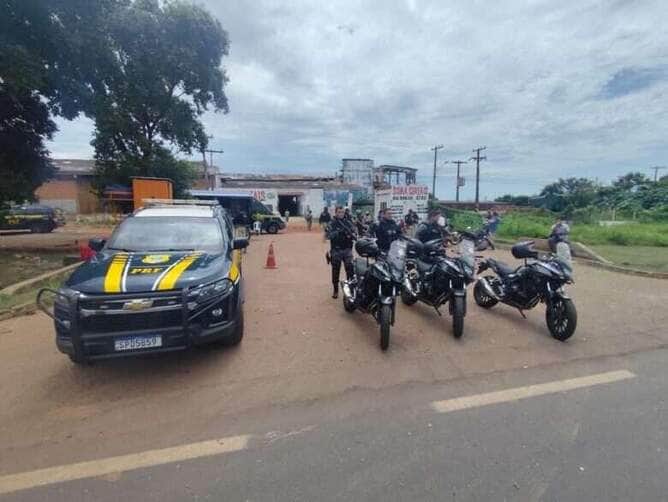 PM e PRF recolhem 25 motocicletas irregulares em Rondonópolis