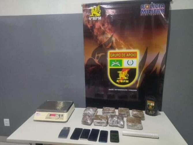 Polícia de Várzea Grande prende quatro suspeitos por tráfico de drogas e fecha escritório de golpes
