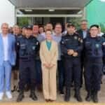 Prefeita de Várzea Grande participa de cerimônia de troca de comando da Guarda Municipal