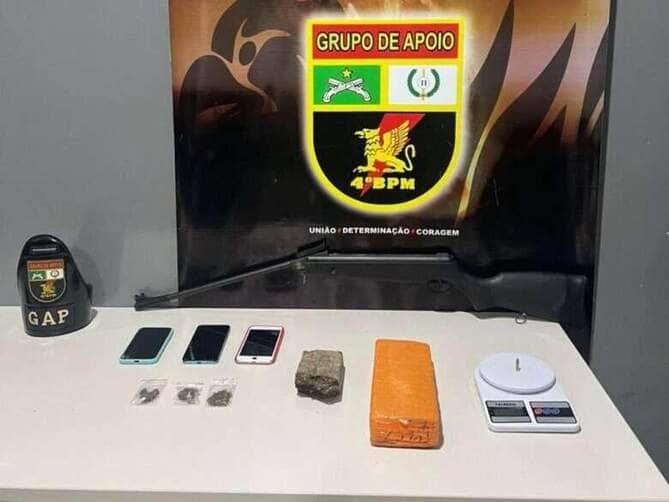 Quarteto é preso em Mato Grosso planejando roubos em chácaras e loja