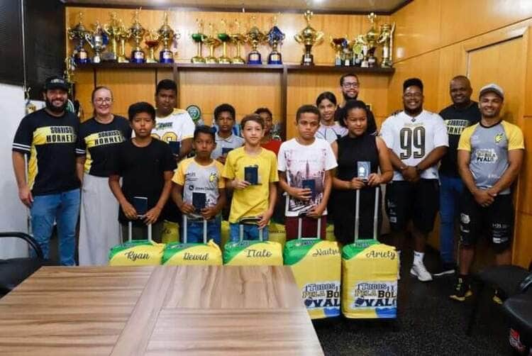 Sorriso Hornets representará o Brasil no torneio de flag football do Pro Bowl Games 2025