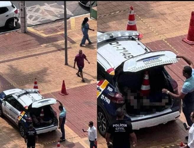 Corpo em decomposição é encontrado em camburão da PM em Cuiabá