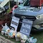 Cavalaria prende suspeito de tráfico e recupera motocicleta roubada