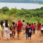 Rio de Janeiro (RJ) 13/01/2025 - imersão na floresta crianças e adolescente do projeto aldeias visitam o rio Xingu
Foto: André Noboa/UmGraueMeio