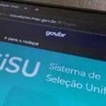 Brasília - 10/07/2023 - Página do Sisu 2023 na internet. Foto: Rafa Neddermeyer/Agência Brasil