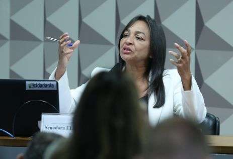 Lula Marques/ Agência Brasil Brasília (DF) 06/06/2023 Senadora e relatora da CPMI do golpe, Eliziane Gama, leu o seu plano de trabalho ao colegiado. Foto Lula Marques/ Agência Brasil.