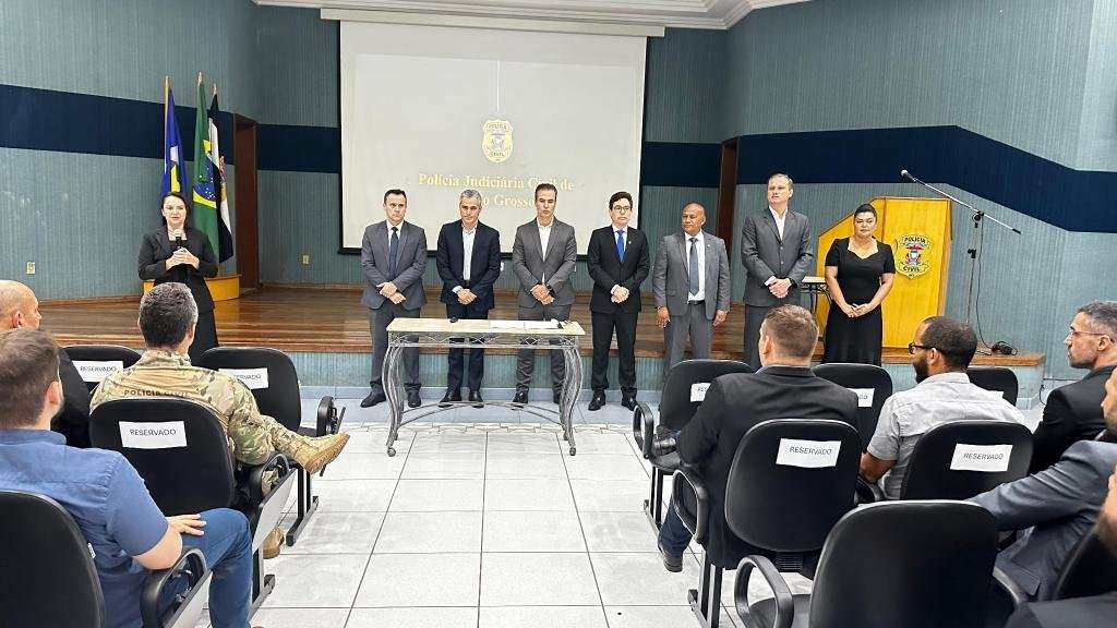 Novos policiais civis de MT iniciam o curso na Acadepol