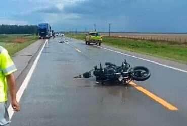 Motociclista morre em acidente na BR-163 entre Lucas do Rio Verde e Sorriso