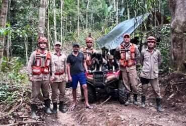 Bombeiros de Mato Grosso resgatam homem perdido por 12 dias na Amazônia