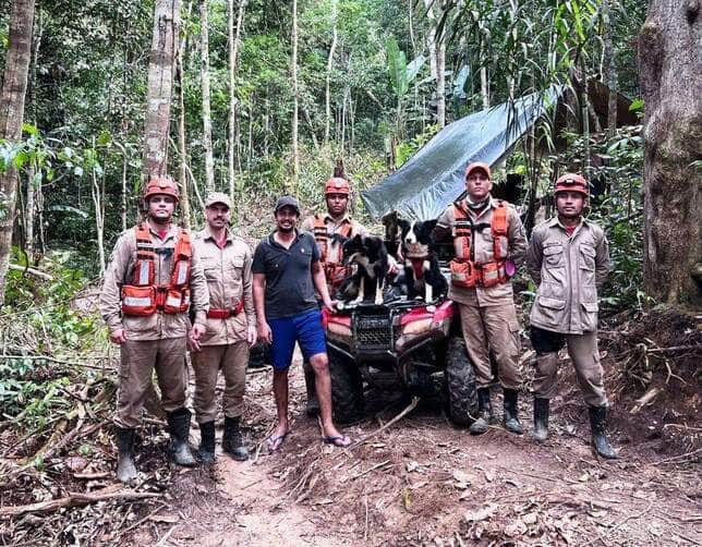 Bombeiros de Mato Grosso resgatam homem perdido por 12 dias na Amazônia