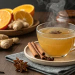 Como fazer Chá de Laranja, Gengibre e Canela