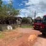 Corpo de Bombeiros combate incêndio em residência de Guarantã do Norte