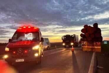 Corpo de Bombeiros socorre vítima de acidente na MT-220 em Mato Grosso