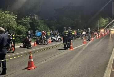 Operação Lei Seca em Várzea Grande termina com 32 motos removidas na noite desta quarta-feira (12)