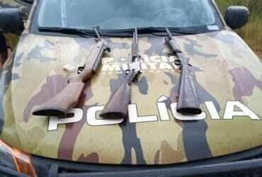 Patrulha Rural prende homem com três armas de fogo em Juscimeira
