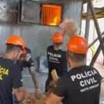 Policia Civil incinera 35 toneladas de drogas apreendidas pelas forcas de seguranca em Mato Grosso