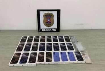 Polícia Civil recupera celulares avaliados em R$ 210 mil furtados de loja em Várzea Grande