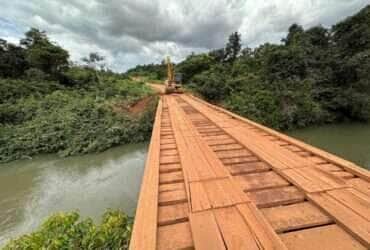 Ponte da Cedro Rosa em Sorriso estará interditada pelos próximos 15 dias
