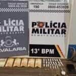 Ação conjunta entre Cavalaria, 13º BPM, ROTAM e GCM resultou na apreensão de 30 porções de cocaína em posto de combustíveis