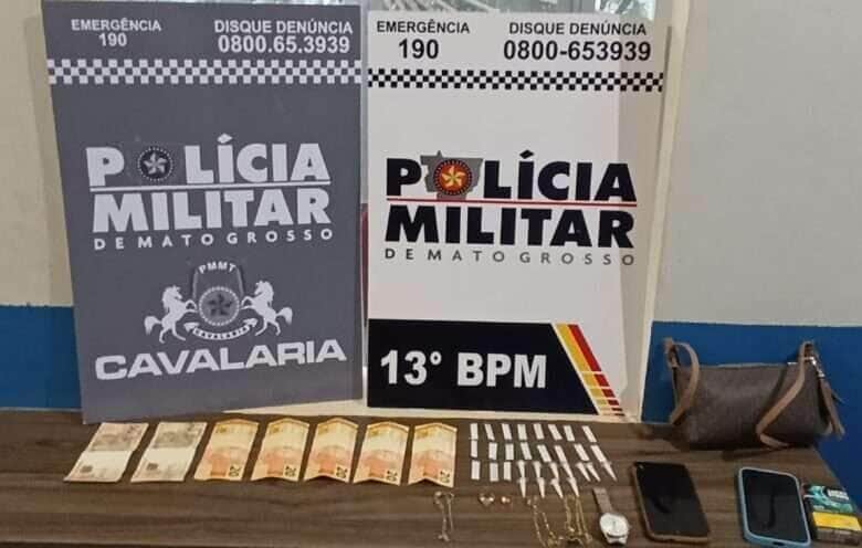 Ação conjunta entre Cavalaria, 13º BPM, ROTAM e GCM resultou na apreensão de 30 porções de cocaína em posto de combustíveis
