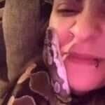 Serpente carinhosa? especialista explica o comportamento do réptil em vídeo viral