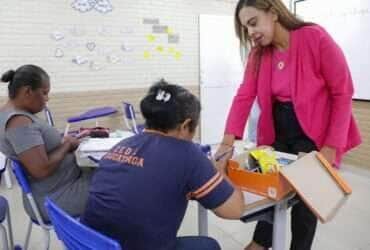 02/04/2024 - Com menor taxa de analfabetismo do país, DF é referência em educação
O Distrito Federal é a unidade da Federação com a menor taxa de analfabetismo do país (1,7%), segundo dados da Pesquisa Nacional por Amostra de Domicílios (PNAD) Contínua mais recente. Sala de aula, escola. Foto: Geovana Albuquerque/Agência Brasília