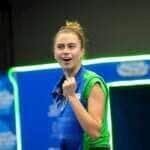 Bruna Takahashi teve três match points contra, mas reagiu e venceu a norte-americana Lily Zhang na finalíssima feminina, conquistando o bicampeonato da Copa Pan-Americana de Tênis de Mesa, em 23/02/2025.