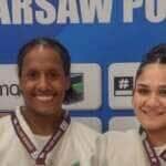 Karol Gimenes e Beatriz Freitas no Open Europeu de Judô