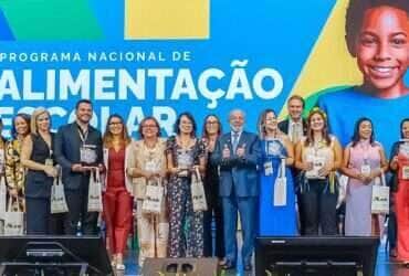 Brasília (DF), 04/02/2025 - Presidente da República, Luiz Inácio Lula da Silva, durante cerimônia de abertura do Encontro do Programa Nacional de Alimentação Escolar (PNAE), no centro Internacional de Convenções do Brasil. Foto: Ricardo Stuckert/PR