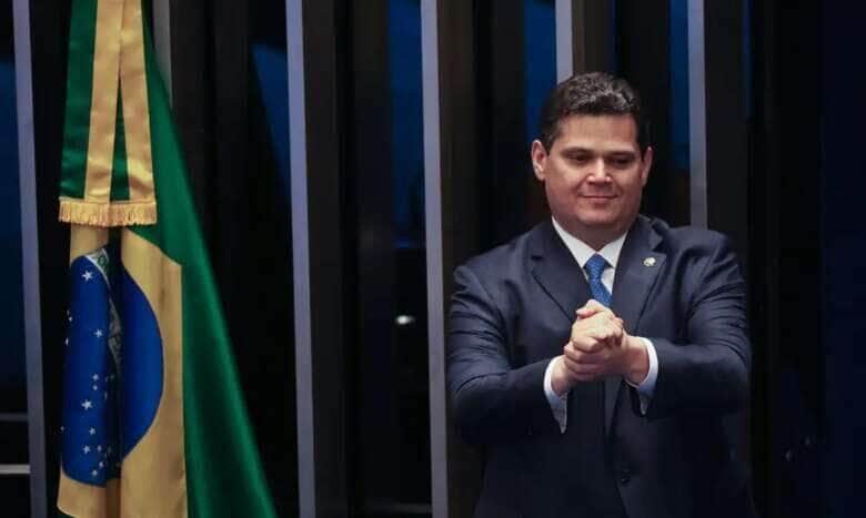 Brasília-DF 01/02/2025 Senador Davi Alcolumbre foi eleito novo presidente do Senado Nacional. Foto Antônio Cruz/ Agência Brasil.