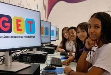 Rio de Janeiro (RJ), 20/02/2025 - Alunos membros  do grêmio estudantil, no GET ( Ginásio Educacional Tecnológico) Ceará, em Inhaúma, zona norte da cidade Foto: Tânia Rêgo/Agência Brasil