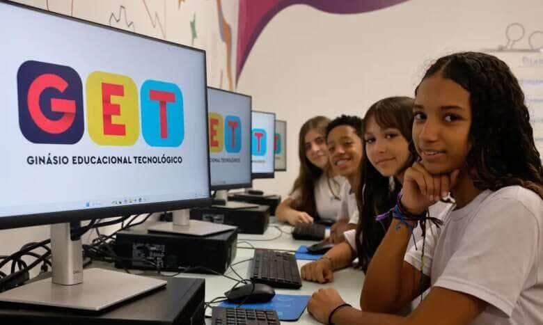 Rio de Janeiro (RJ), 20/02/2025 - Alunos membros  do grêmio estudantil, no GET ( Ginásio Educacional Tecnológico) Ceará, em Inhaúma, zona norte da cidade Foto: Tânia Rêgo/Agência Brasil