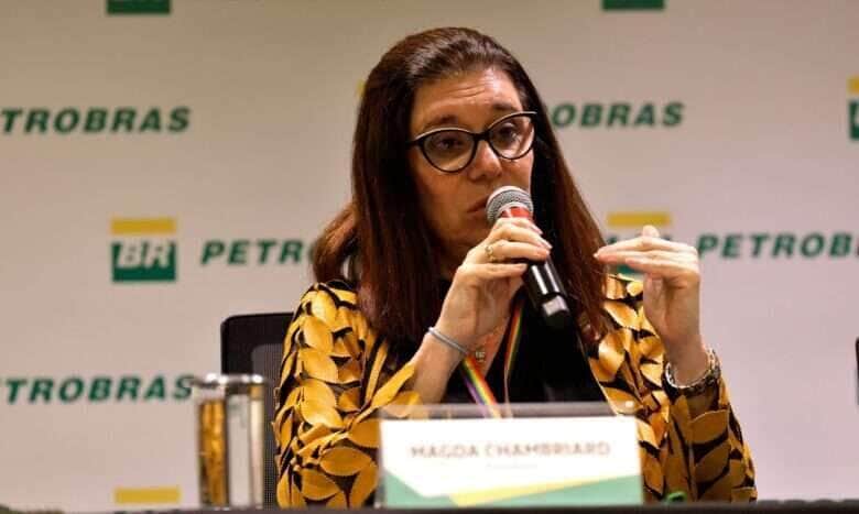 Rio de Janeiro (RJ), 27/02/2025 - A presidente da Petrobras, Magda Chambriard, fala durante  coletiva sobre os resultados financeiros da Petrobras de 2024.  Foto: Tânia Rêgo/Agência Brasil
