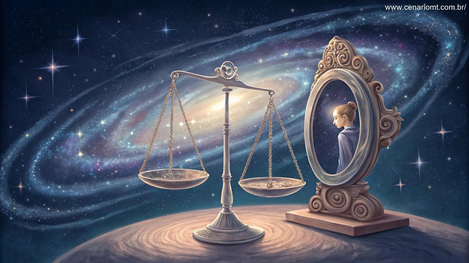 Imagem simbolizando reflexões e decisões importantes para Libra