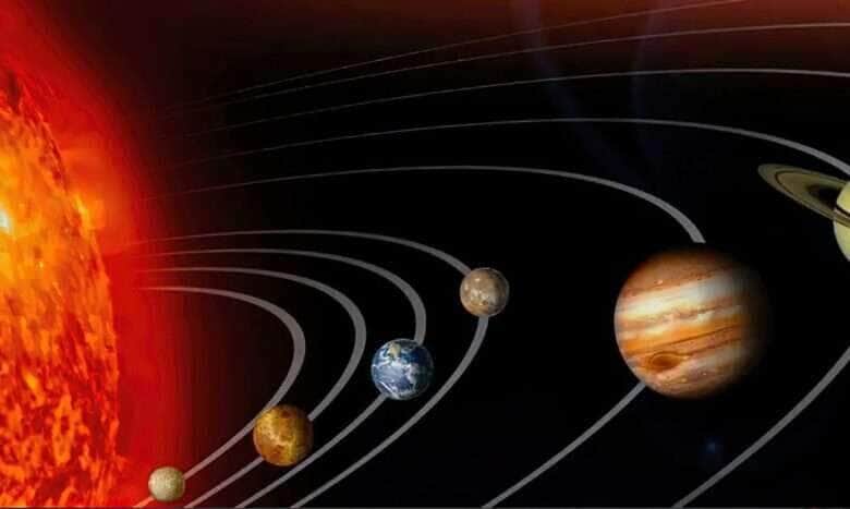 Brasília (DF) 28/02/2025 - Alinhamento dos planetas. Arte Nasa