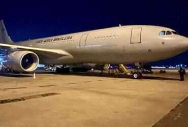 Rio de Janeiro (RJ), 01/10/2024 - Avião da FAB que vai resgatar brasileiros no Líbano. Foto: FAB/Divulgação