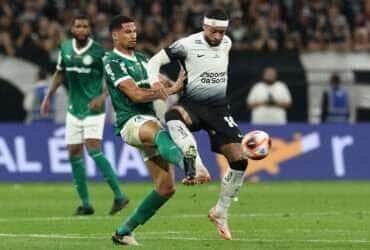 Lance do jogo entre Corinthians x Palmeiras. Imagem: Cesar Greco/Ag. Palmeiras
