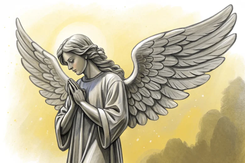 Anjo da guarda e a mensagem do dia