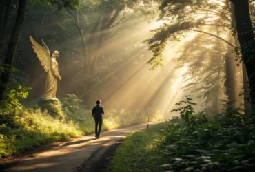 Anjo iluminando o caminho
