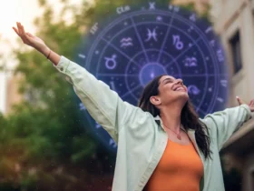 Mulher Feliz horóscopo 2025