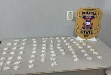 Policia Civil apreende mais de 700 pinos de cocaina em Tapurah