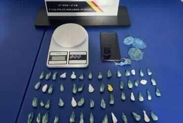 Polícia Militar flagra suspeito com 55 porções de pasta base de cocaína em Mirassol d'Oeste