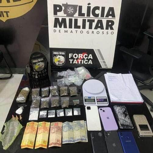 Quatro são presos por tráfico de drogas em Nova Mutum