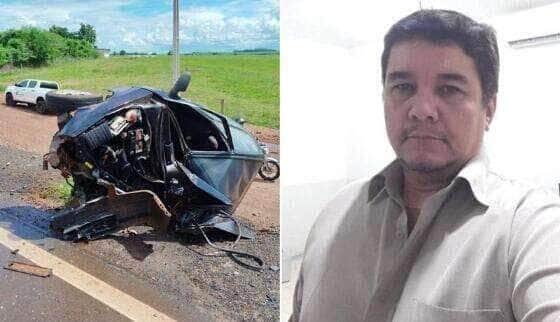 André Nespoli, 46, colidiu frontalmente com um caminhão e morreu no local do acidente.