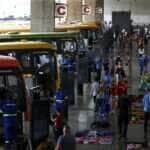 Movimentação na rodoviária do Plano Piloto, em Brasília.