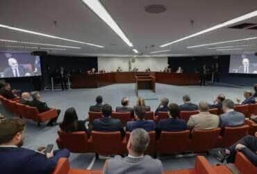 Brasília (DF) 26/03/2025 - O Supremo Tribunal Federal (STF) começa a julgar, o ex-presidente Jair Bolsonaro e mais sete denunciados pela trama golpista vão se tornar réus na ação.
O caso será julgado pela Primeira Turma da Corte, colegiado formado por cinco dos 11 ministros que compõem o tribunal. 
Foto: Antonio Augusto/STF